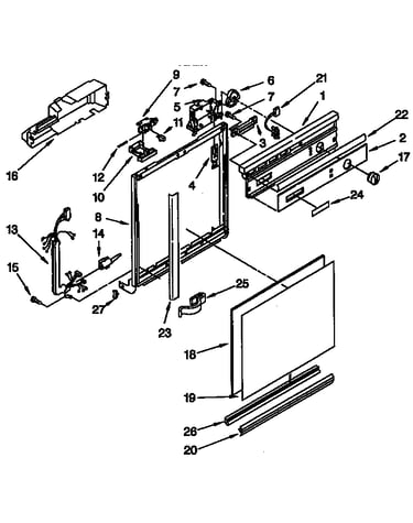 Frame and console parts