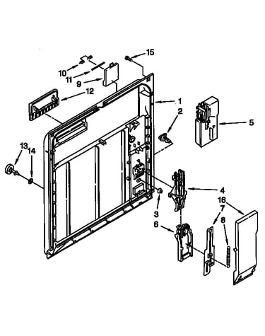 Inner door parts
