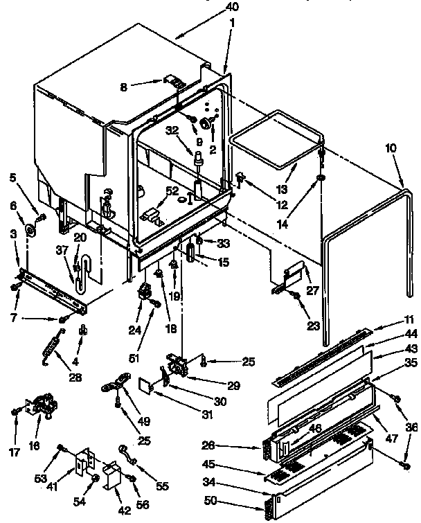 TUB ASSEMBLY PARTS