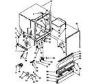 Whirlpool DU8950XY2 tub assembly parts diagram