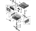 Whirlpool DU8950XY2 dishrack parts diagram