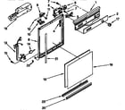 Whirlpool DU8400XX3 undercounter dishwasher diagram