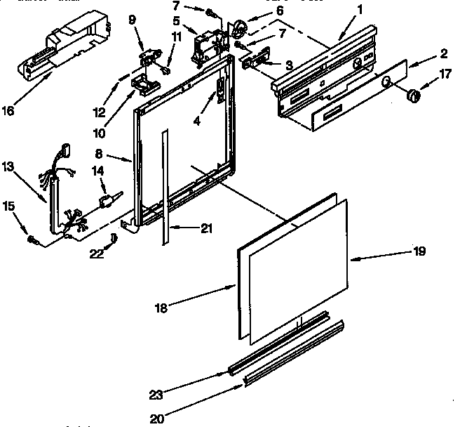 Undercounter dishwasher