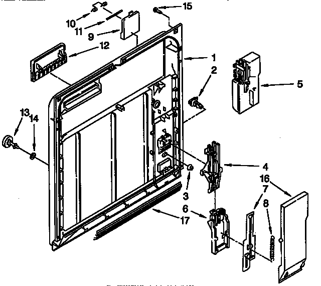 Inner door parts