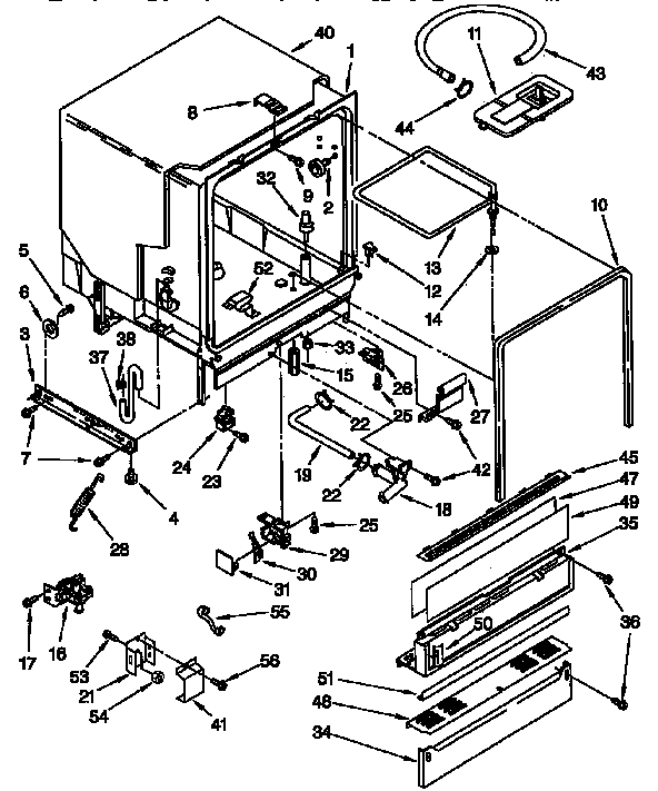 Tub assembly parts