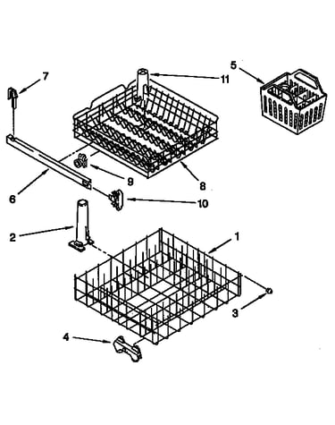 Dishrack parts