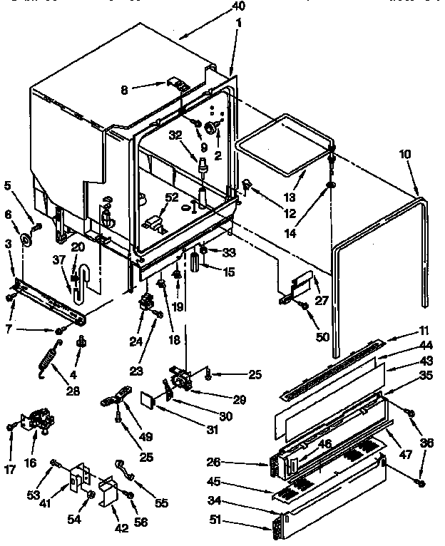 TUB ASSEMBLY PARTS