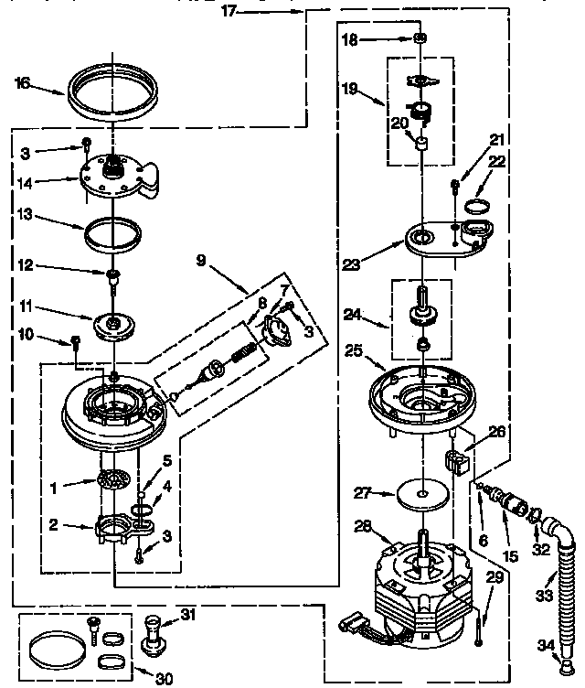 Pump and motor parts