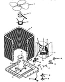 Heat pump outdoor sections - functional parts