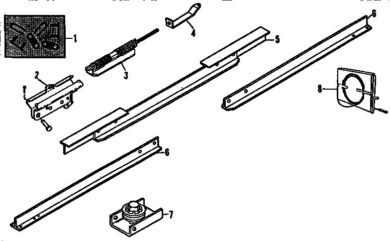 RAIL ASSEMBLY PARTS