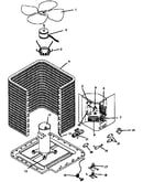 Heat pump outdoor sections