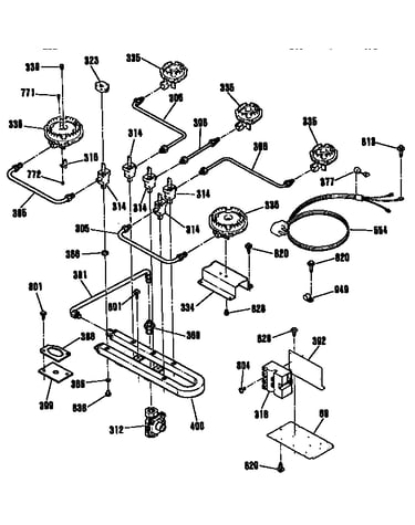 Burner section