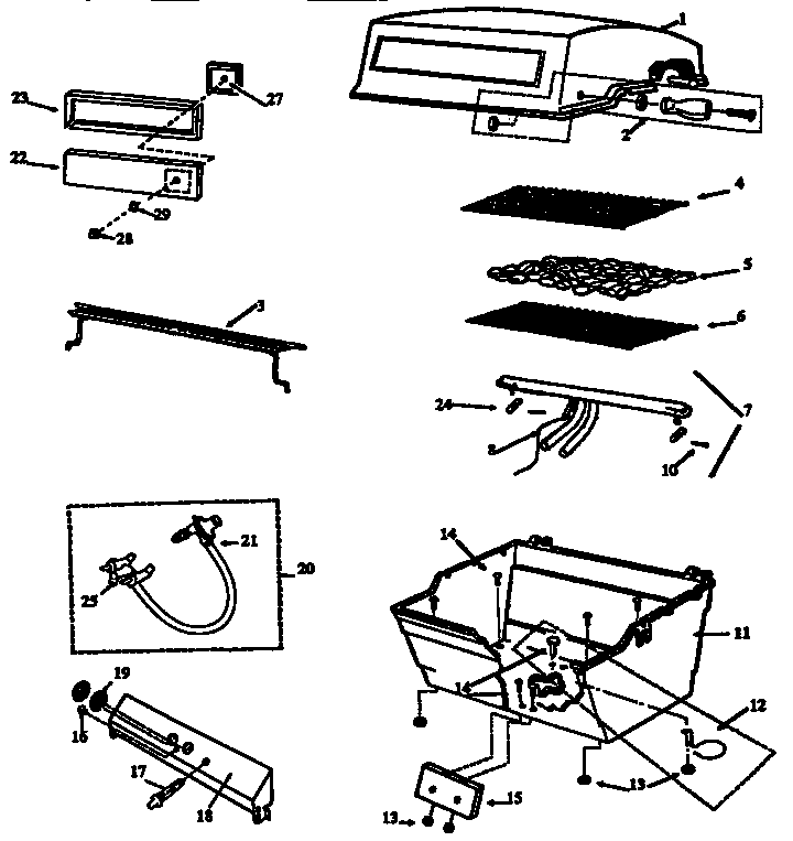 GRILL HEAD PARTS