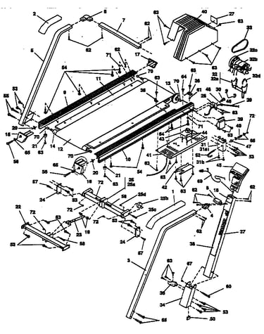 Motor and walking assembly