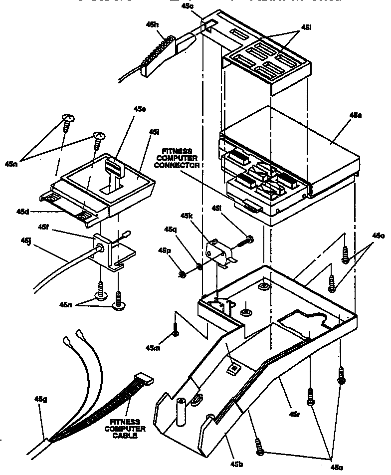Console (m5410) parts drawing