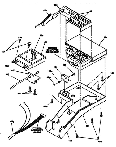 Console (m5410) parts drawing