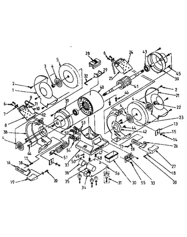 6-inch bench grinder