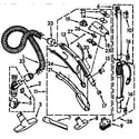 Kenmore 1162148091 hose and attachment parts diagram