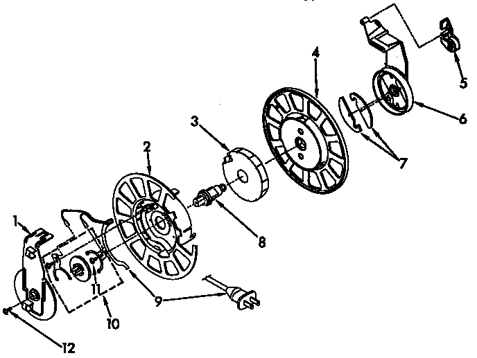 POWER CORD REEL PARTS