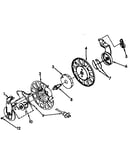 Power cord reel parts