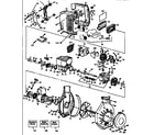 Craftsman 358797961 sears gas blower repair parts list diagram
