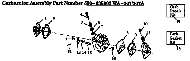 Carburetor assembly