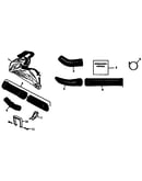 Vacuum tube/blower tube assembly