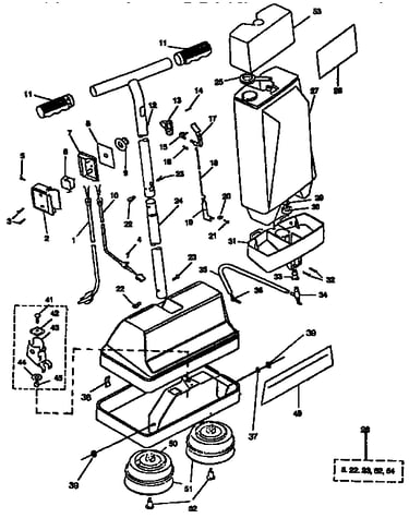 External machine parts