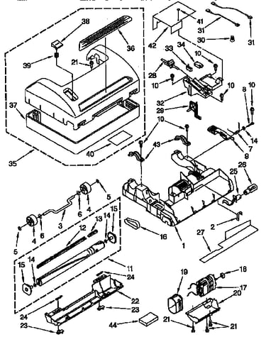Nozzle and moter parts