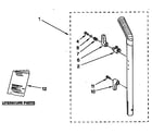 Kenmore 1163088490C handle parts diagram
