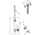Kenmore 1163088490C hose and attachment parts diagram