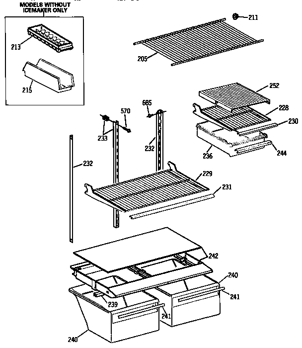 Shelf parts
