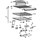 GE TBX18DASERWH compartment separator parts diagram