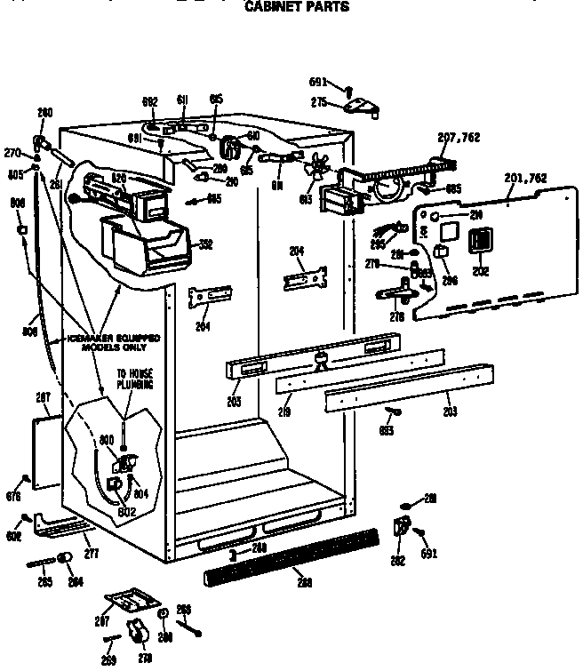 Cabinet parts
