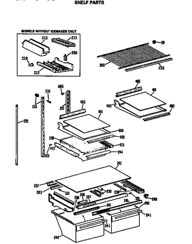 Shelf parts