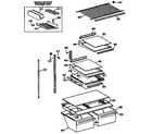 GE TBX18JASFRAD shelf parts diagram