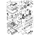 Kenmore 1163036490C nozzle and motor parts diagram