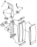 Bag housing and handle parts