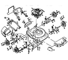 Craftsman 917380842 20" rotary lawn mower diagram