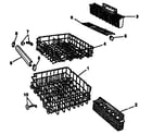 Kenmore 5871651590 rack parts diagram
