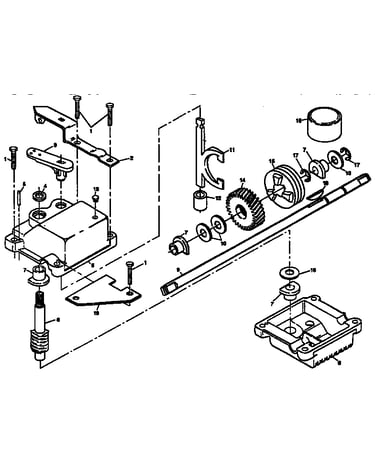 Gear case assembly