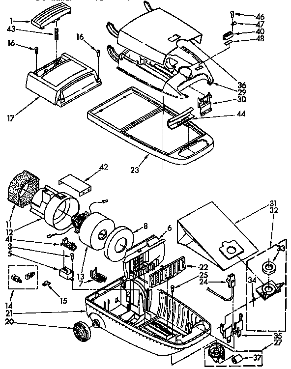 Vacuum cleaner parts