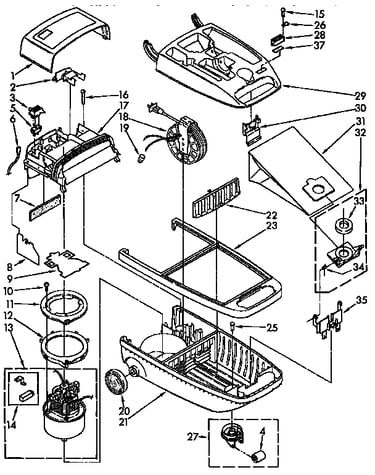 Vacuum cleaner parts