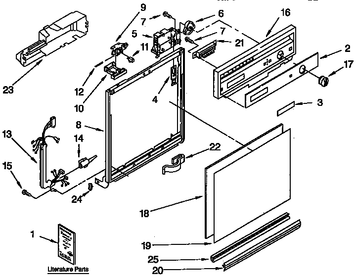 Frame and console parts