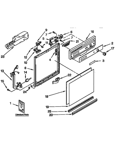 Frame and console parts