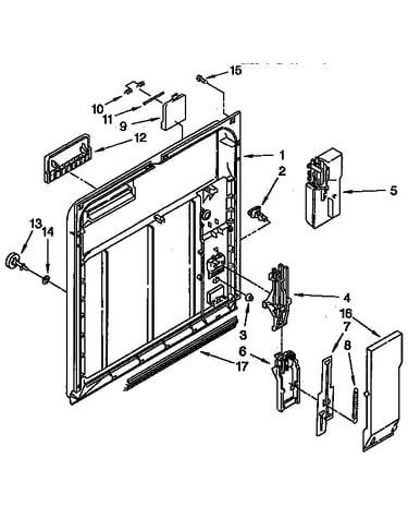 Inner door parts