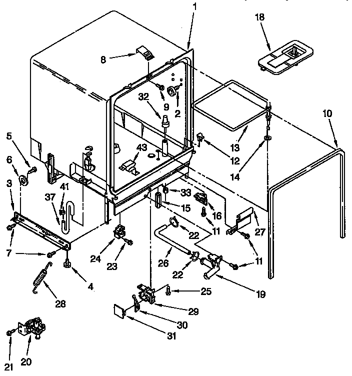 Tub assembly parts