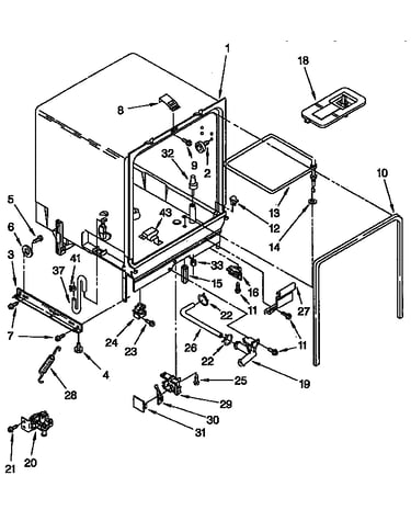 Tub assembly parts