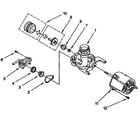 Kenmore 6651743591 pump and moter parts diagram