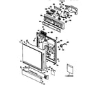 GE GSD500P-49AW dishwasher diagram